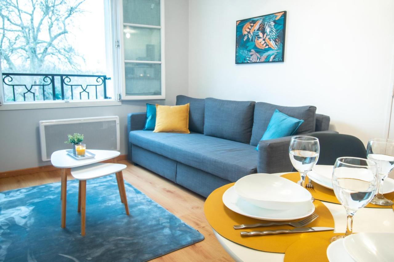 Le Retro Chic - T2 Haut Standing Au Coeur De Corbeil - 48 M2 Leilighet Eksteriør bilde